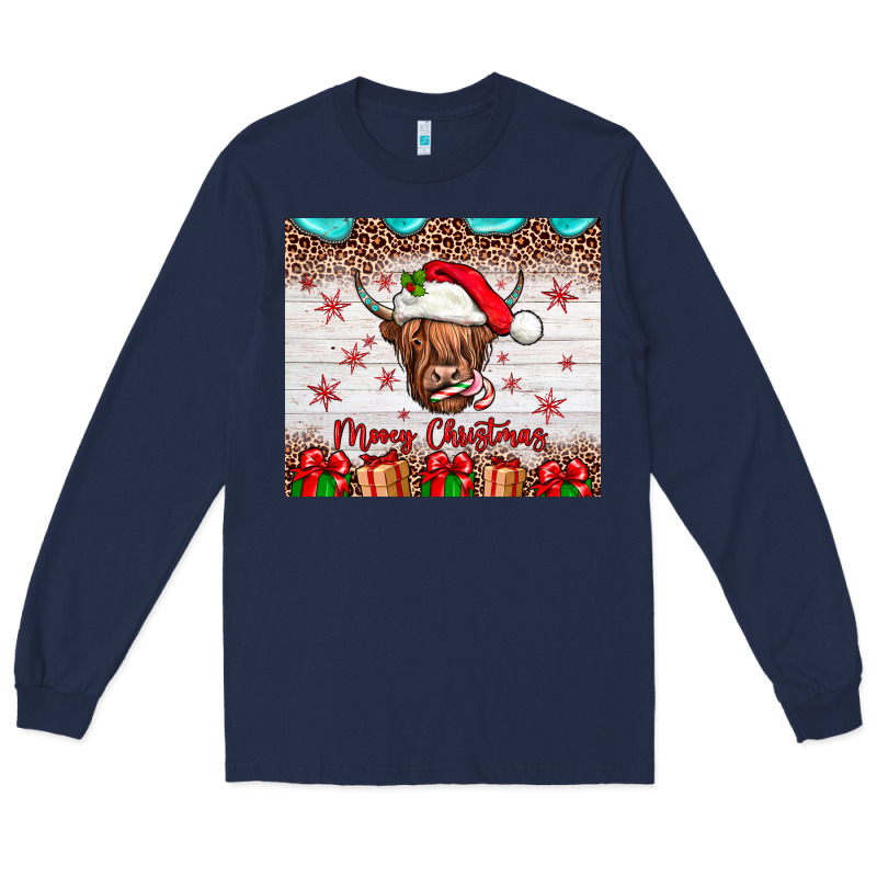 Merry Christmas Cow Long Sleeve Tee by JahusDesignShop | Teevron