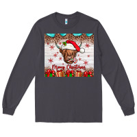 Smoke merry christmas cow Long Sleeve Tee - JahusDesignShop