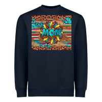 Navy sunflower mom Heavyweight Sweatshirt - Artiststas