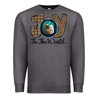 Charcoal Heather Joy to the World Premium Sweatshirt - Bettercallsaul