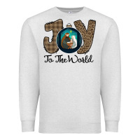 Oatmeal Heather Joy to the World Premium Sweatshirt - Bettercallsaul