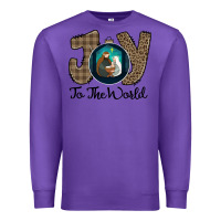 Purple Joy to the World Premium Sweatshirt - Bettercallsaul