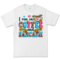 White i run on coffee and sarcasm Premium Tee - Zillion Design Studio