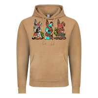 Vintage Camel leopard cowhide turquoise cactus bunny's Vintage Hoodie - JahusDesignShop