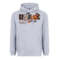 Heather Grey Halloween Nurse Heavyweight Hoodie - RanaPortraitStore