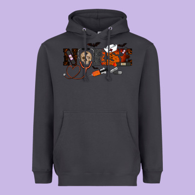 Halloween Nurse Heavyweight Hoodie Designed By Ranaportraitstore