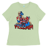 Matcha freedom rock hand Ladies Tee - Zillion Design Studio