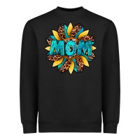 Black sunflower mom leopard Heavyweight Sweatshirt - Artiststas