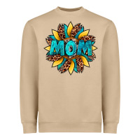Sunflower Mom Leopard Heavyweight Sweatshirt | Teevron