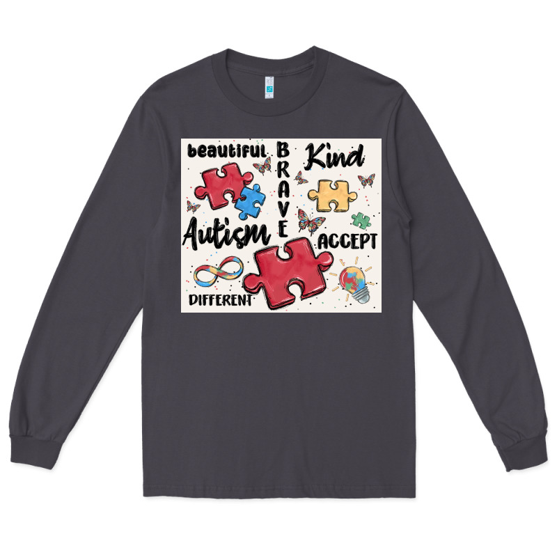 Autism Long Sleeve Tee by MaliasSmallBusiness | Teevron