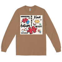 Toasted Coconut autism Long Sleeve Tee - MaliasSmallBusiness