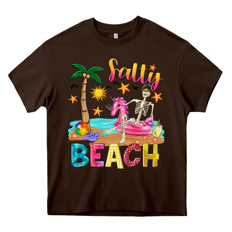 Salty Beach Heavy Core Tee by texasbilliewilder | Teevron
