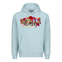 Blue Mist Abuela Our Lady Premium Hoodie - texasbilliewilder