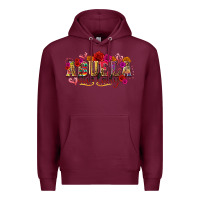 Burgundy Abuela Our Lady Premium Hoodie - texasbilliewilder