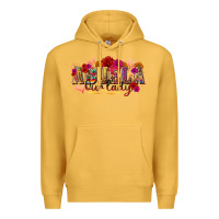 Mustard Abuela Our Lady Premium Hoodie - texasbilliewilder