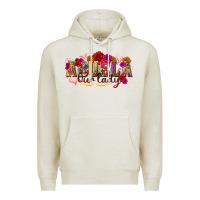 Oatmeal Heather Abuela Our Lady Premium Hoodie - texasbilliewilder