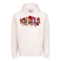 Pale Pink Abuela Our Lady Premium Hoodie - texasbilliewilder
