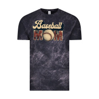 Cloud Black baseball mom Vintage Tee - JahusDesignShop