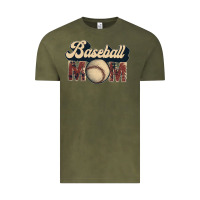 Vintage Olive baseball mom Vintage Tee - JahusDesignShop