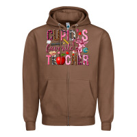 Chestnut cupids favorite teacher Zipper Hoodie - NancyCooperArtShop