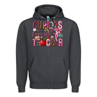 Smoke cupids favorite teacher Zipper Hoodie - NancyCooperArtShop