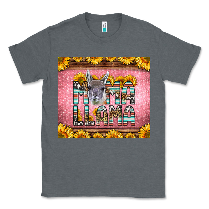 Mama Llama Sunflowers Classic Tee by LillyAllenDesigns | Teevron