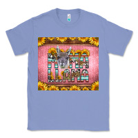 Colony Blue mama llama sunflowers Classic Tee - LillyAllenDesigns
