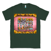 Sports Green mama llama sunflowers Classic Tee - LillyAllenDesigns