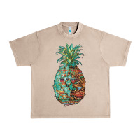 French Oak pineapple leopar turquoise serape summer Urban Heavy Tee - Artiststas