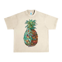 Sandshell pineapple leopar turquoise serape summer Urban Heavy Tee - Artiststas