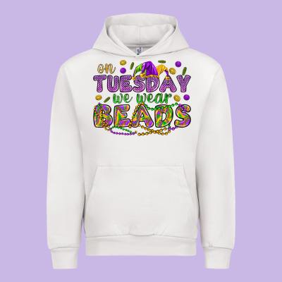 On Tuesday We Wear Beads Urban Hoodie Designed By Howdyjamesfarm