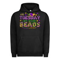 Pigment Black On Tuesday we wear beads Urban Hoodie - HowdyJamesFarm