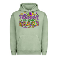 Pigment Oil Green On Tuesday we wear beads Urban Hoodie - HowdyJamesFarm