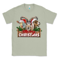 Matcha Merry Christmas Goats Classic Tee - LillyAllenDesigns