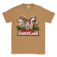 Toasted Coconut Merry Christmas Goats Classic Tee - LillyAllenDesigns