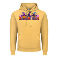 Vintage Mustard halloween witch gnomes libbey cup Vintage Hoodie - BundleAndBundleShop