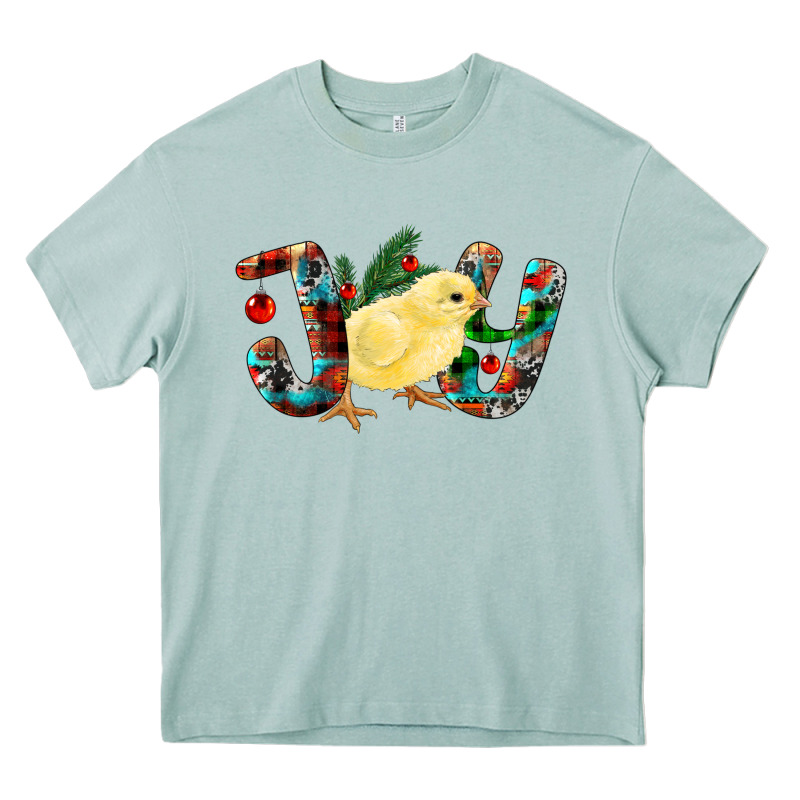 Christmas Joy Chick Heavy Core Tee by RanaPortraitStore | Teevron