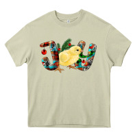 Mossy christmas joy chick Heavy Core Tee - RanaPortraitStore