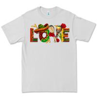 Dove Grey Mexico Love Premium Tee - texasbilliewilder