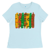 Baby Blue black history brushstroke Ladies Tee - texasbilliewilder