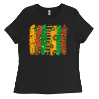 Black black history brushstroke Ladies Tee - texasbilliewilder