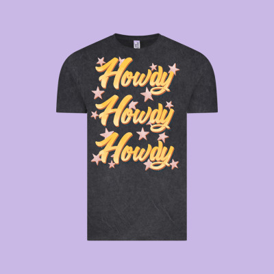 Howdy Howdy Howdy Vintage Tee Designed By Jahusdesignshop