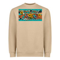 Mushroom world's best mom sunflower license plate Heavyweight Sweatshirt - Artiststas