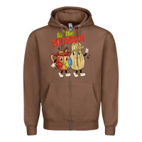 Chestnut tis' the season mexican food Zipper Hoodie - MaliasSmallBusiness