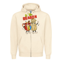 Sandshell tis' the season mexican food Zipper Hoodie - MaliasSmallBusiness