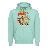 Seafoam tis' the season mexican food Zipper Hoodie - MaliasSmallBusiness