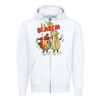 Tis' The Season Mexican Food Zipper Hoodie | Teevron