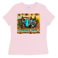 Bubblegum Pink camping is intents Ladies Tee - JahusDesignShop