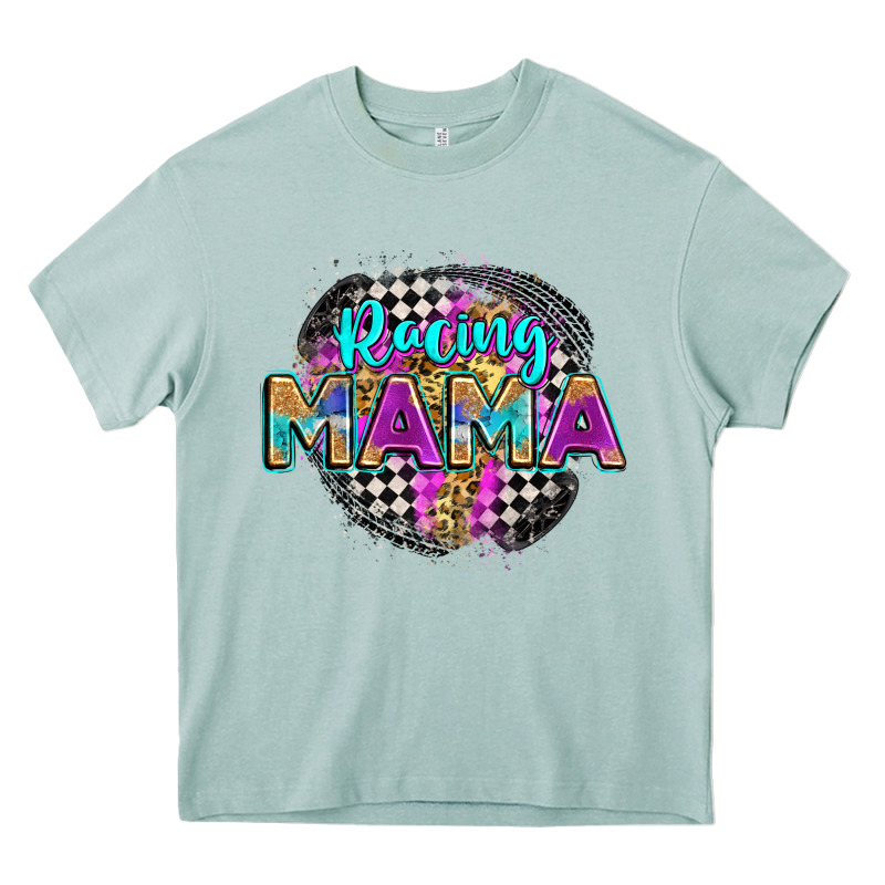 Racing Mama Heavy Core Tee by Zillion Design Studio | Teevron