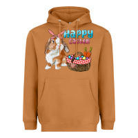 Meerkat Happy Easter Bunny And Egg Basket Heavyweight Hoodie - RanaPortraitStore